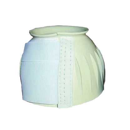 Rubber Boot Bell Pair with Hook And Loop Medium Whit