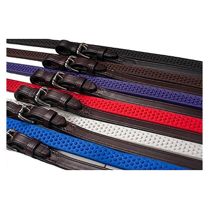 Nunn Finer Pony Soft Grip Rubber Reins Pony Havana