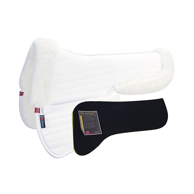 Ergonomic Coolback Half Pad with Pro-Impact Insert S– Horse.com