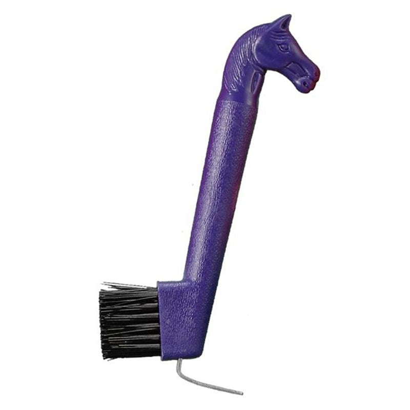Tough1 Horse Head Hoof Pick Brush