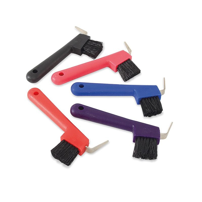 Shires Hoof Pick/Brush Black