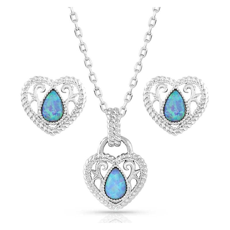 Montana Silversmiths Gleeful Heart Silver Set
