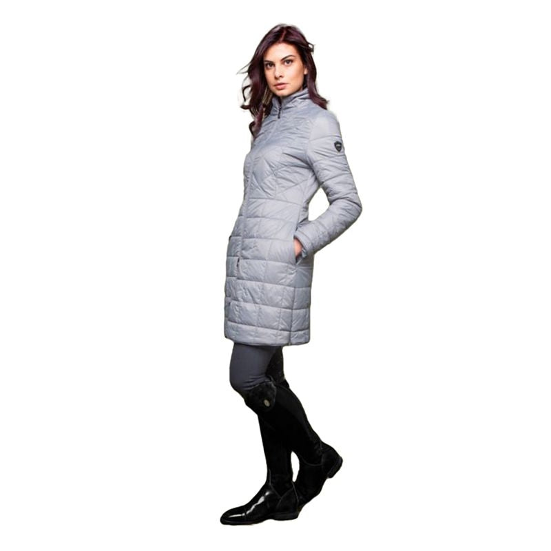 Alessandro Albanese Ladies Insula Quilted Long Coa