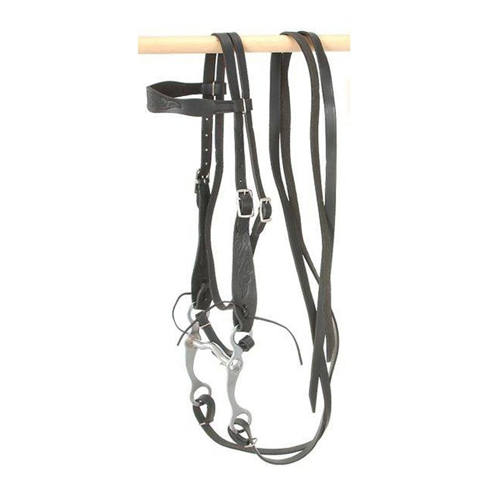 King Series Western Embossed Pony Bridle