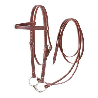 King Series Draft Horse Leather Bridle