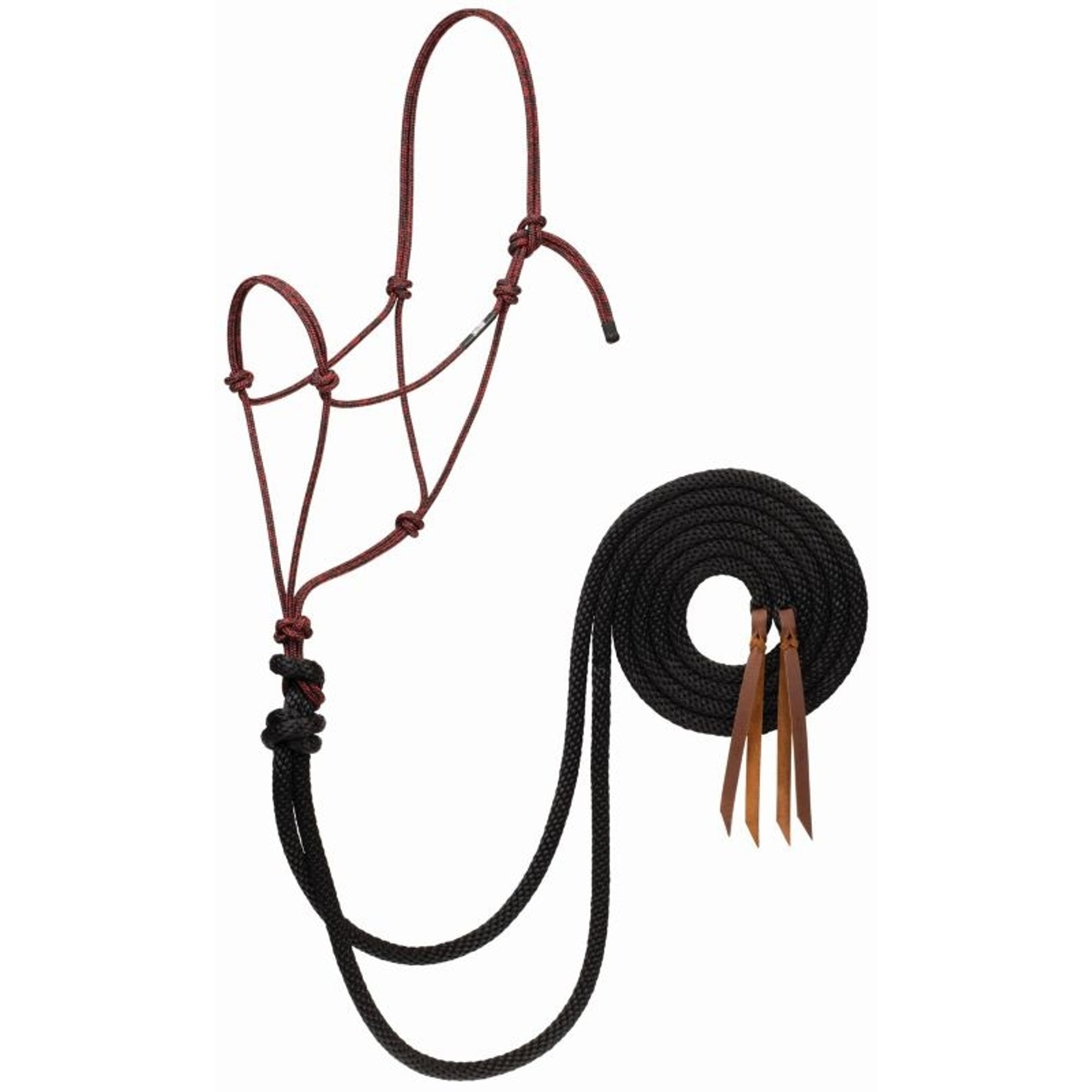 Silvertip Loping Rope Halter with Reins