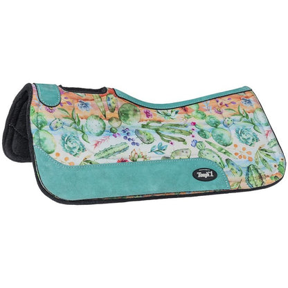 Tough1 Felt Saddle Pad Cactus Print