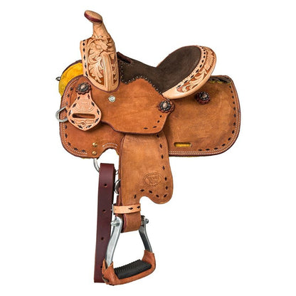 Royal King Reno Roughout Barrel Saddle Pkg