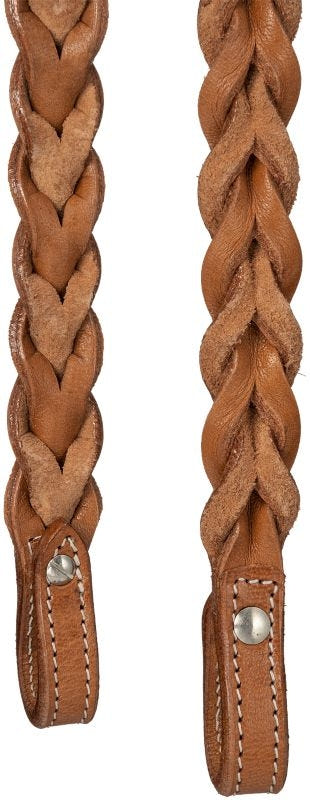 Royal King Braided Leather 1 Ear Headstall