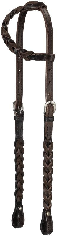 Royal King Braided Leather 1 Ear Headstall
