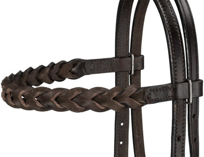 Royal King Braided Leather BB Headstall