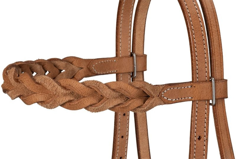 Royal King Braided Leather BB Headstall