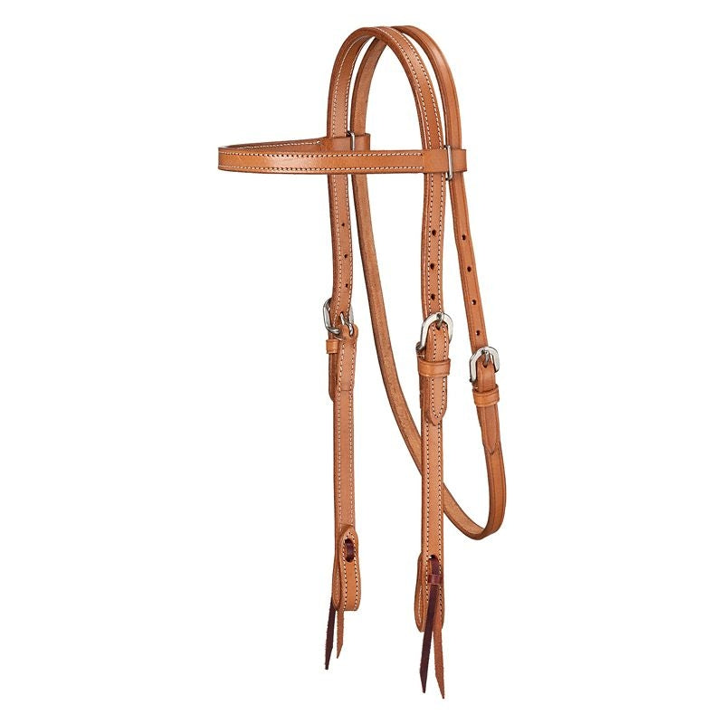 Royal King Plain Leather Pony BB Headstall