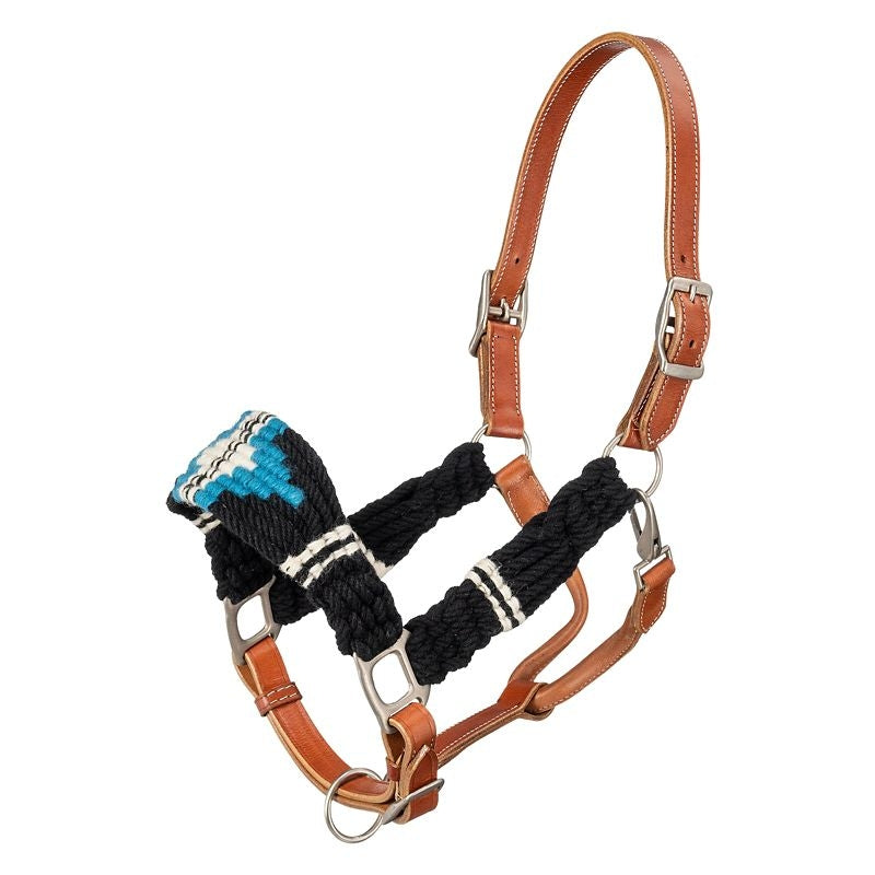 Tough1 Wool String Leather Halter