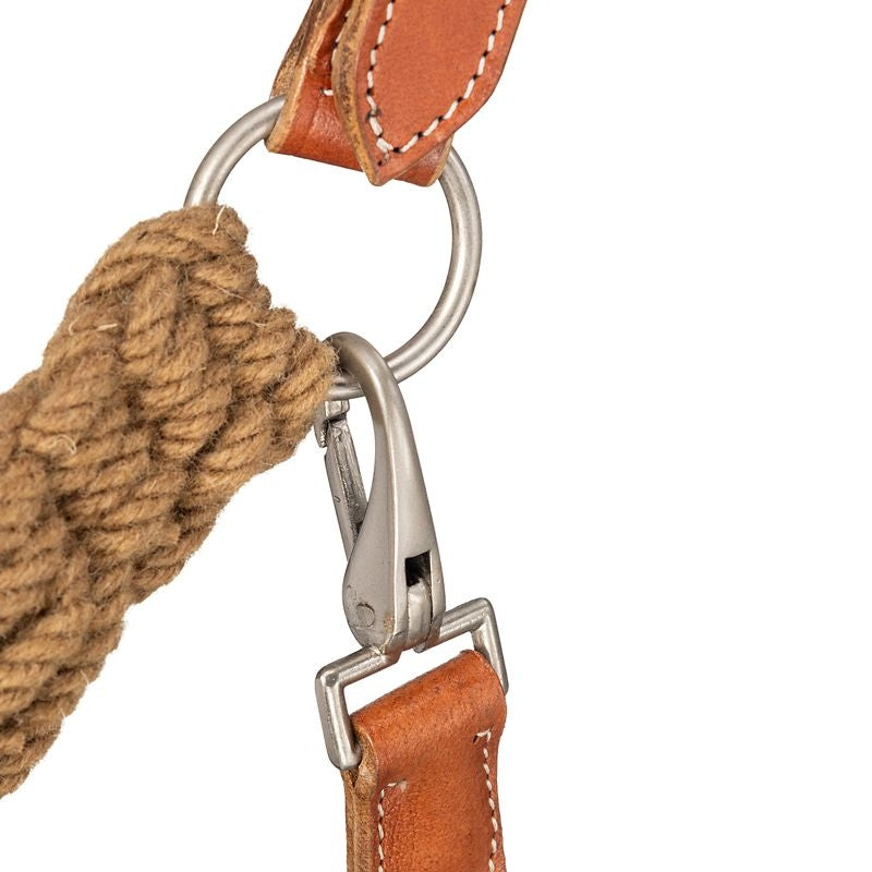 Tough1 Wool String Leather Halter