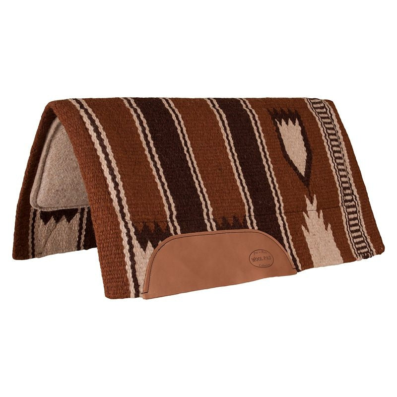 Mustang Spine Relief Show Pad Wool Bottom