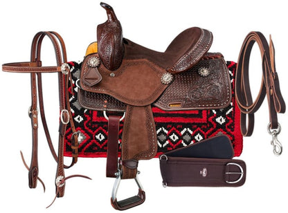 Silver Royal Jackpot Barrel Saddle Package