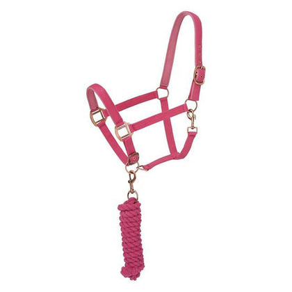 Tough1 Padded Horse Halter w. Lead