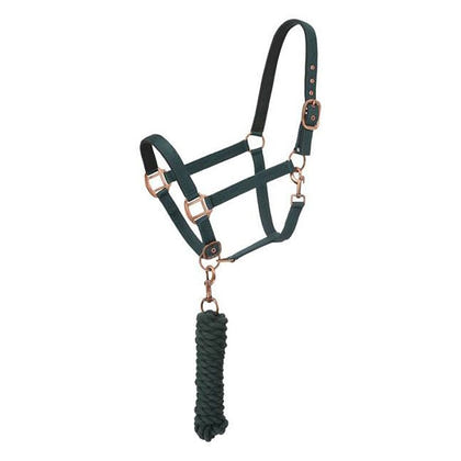 Tough1 Padded Horse Halter w. Lead