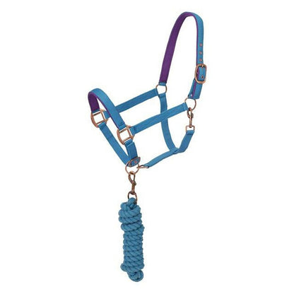 Tough1 Padded Horse Halter w. Lead