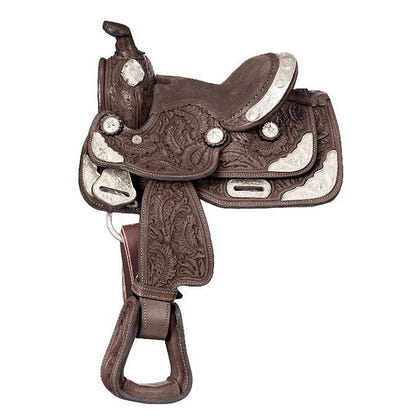 R King Mini 7 Oaks Silver Show Saddle Pkg