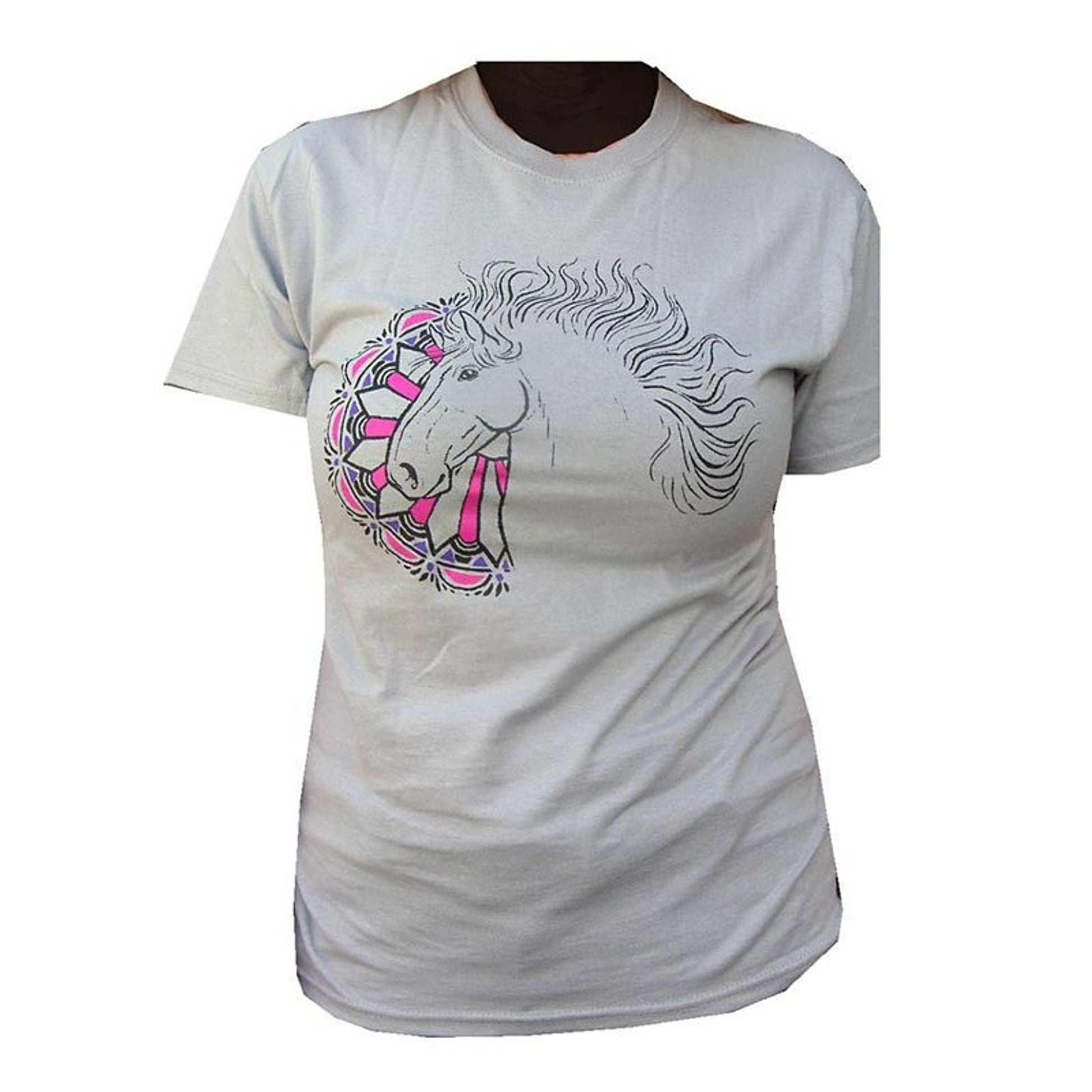 Sound Equine Ladies Carousel Horse Tee Shirt