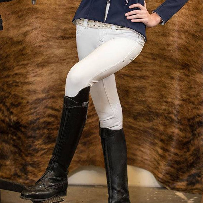 2kGrey Ladies Avatar Knee Patch Breeches