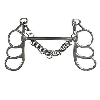 Butterfly Mullen Mouth 3 Loop Cheek Bit