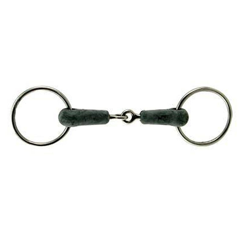 Coronet Loose Ring Hard Rubber Jointed Mouth Bit