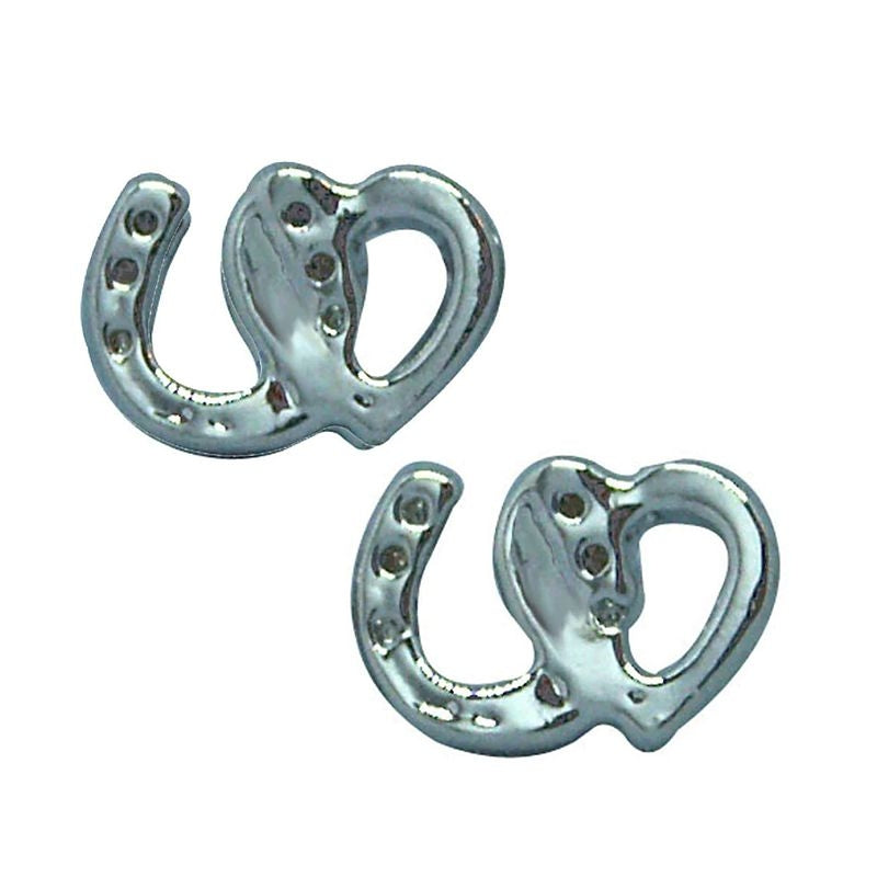 Exselle Horseshoe with Heart Earrings