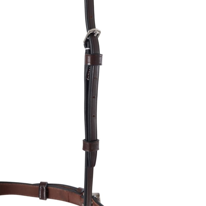 Huntley Equestrian Fancy Stitched Chain Noseband