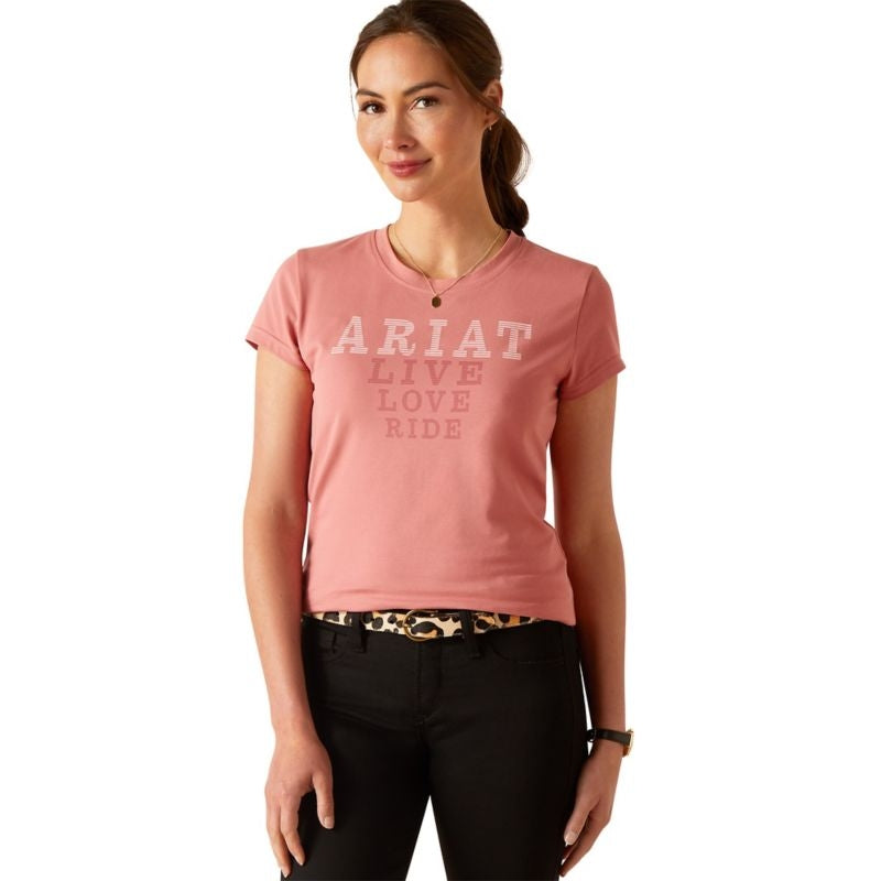 Ariat Womens Live Love Ride Tee
