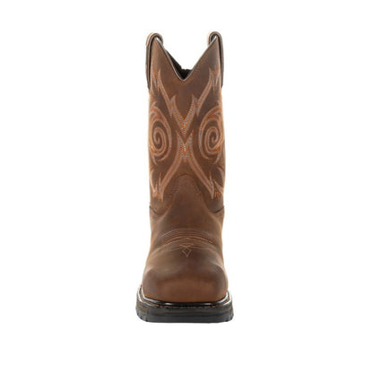 Georgia Boot Mens SqToe Steel Toe Boot