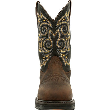 Georgia Boot Mens Sq Toe Steel Toe Boot