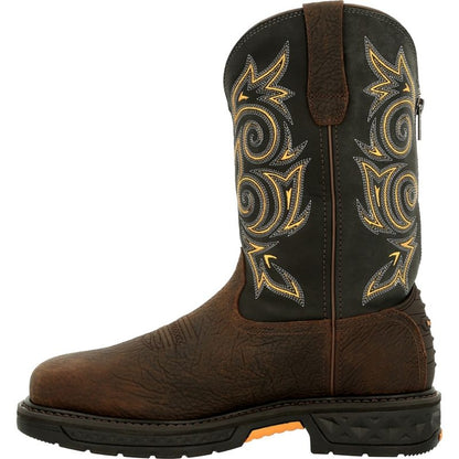 Georgia Boot Mens Sq Toe Steel Toe Boot