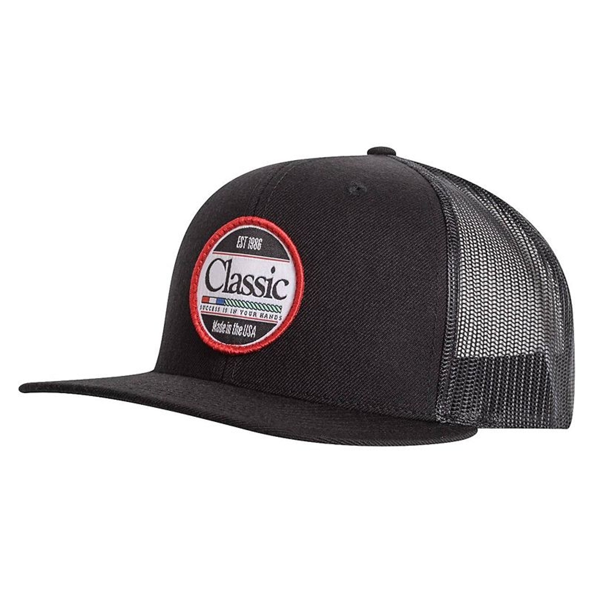 Classic Rope Snapback Ball Cap with Round Rubber P