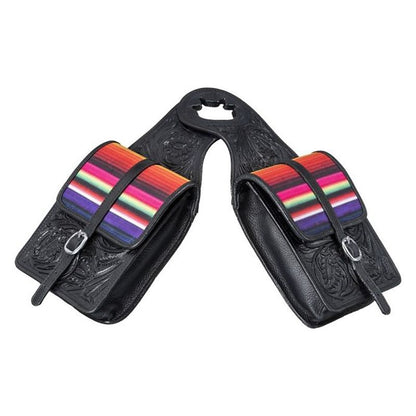 Tough1 Printed Leather Horn Bag