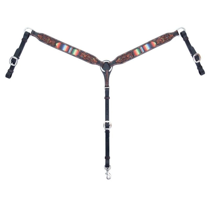 Circle Y Serape Inlay Breast Collar