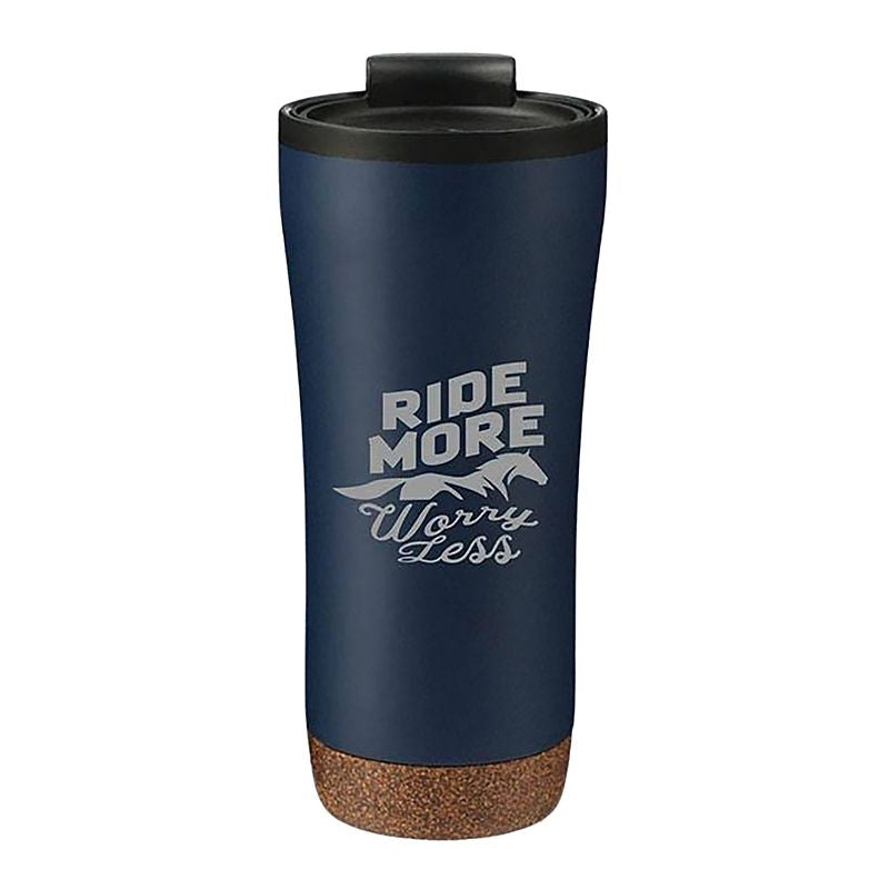Kelley Ride More Worry Less Tumbler 16 oz Navy/Gre