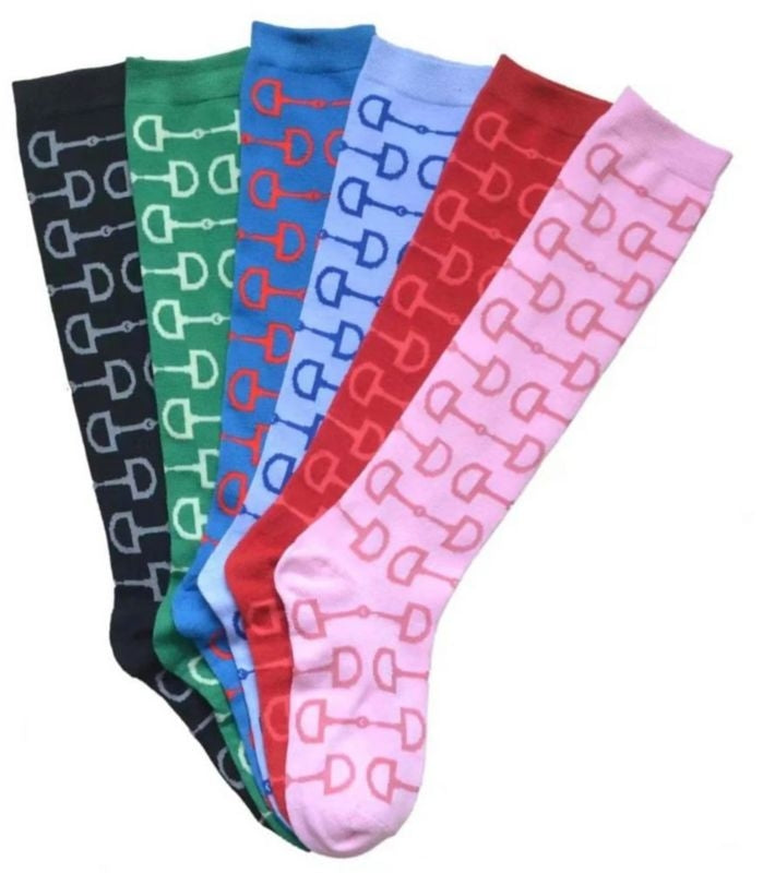AWST Intl Snaffle Bits Knee Socks 6 Pack