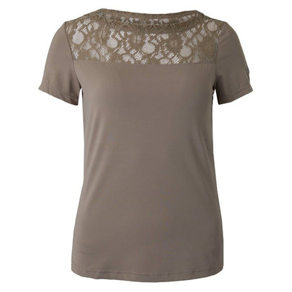B Vertigo Natalia Womens Boat Neck Shirt