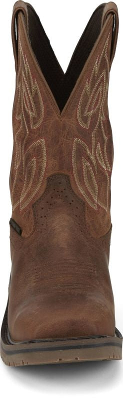 Justin Mens Wolfe 11" Waterproof Nano Comp Toe Boots