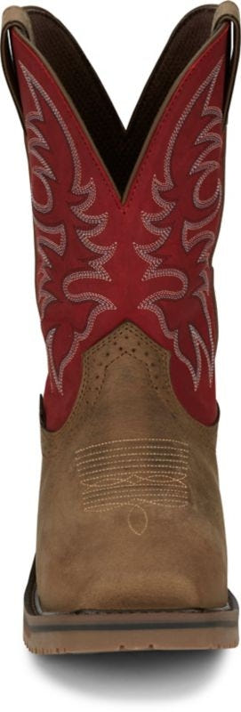 Justin Mens Wolfe 11" Waterproof Nano Comp Toe Boots