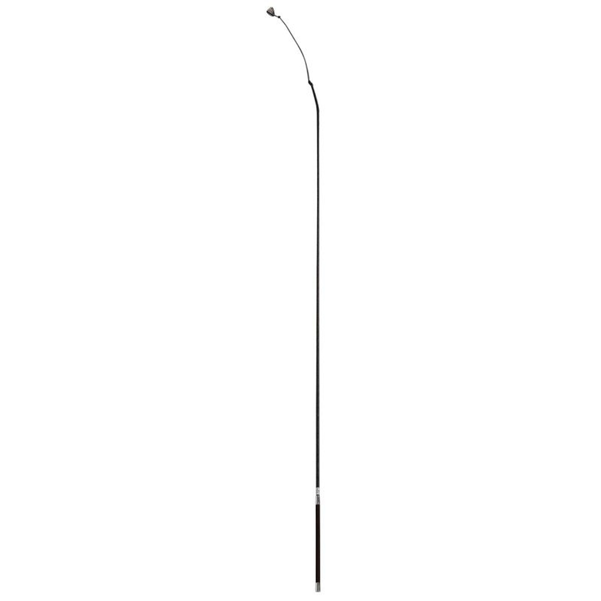 Wonder Driving Whip With Leather Handle 5Ft Black