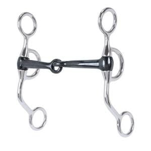 Weaver Sweet Iron Snaffle With Copper Inlay Bit
