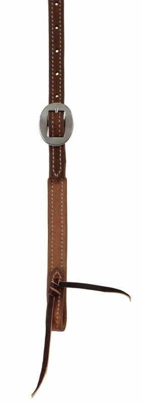 Weaver Rough Out Oiled Brow Band Headstall