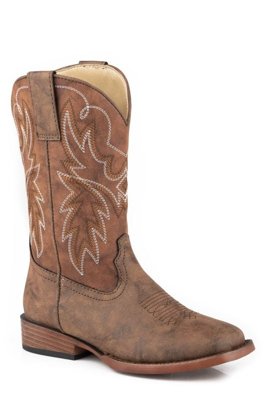 Roper Youth Heritage Square Toe Boots