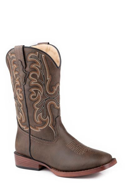 Roper Youth Patrick Square Toe Boots
