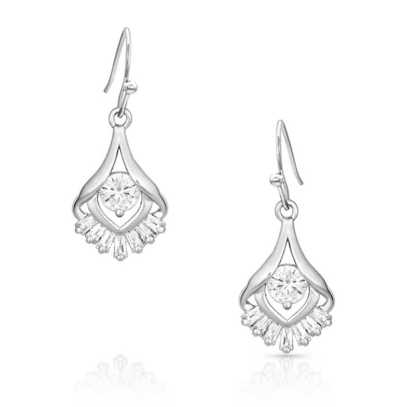 Montana Silversmiths Stars Burst Drop Earrings