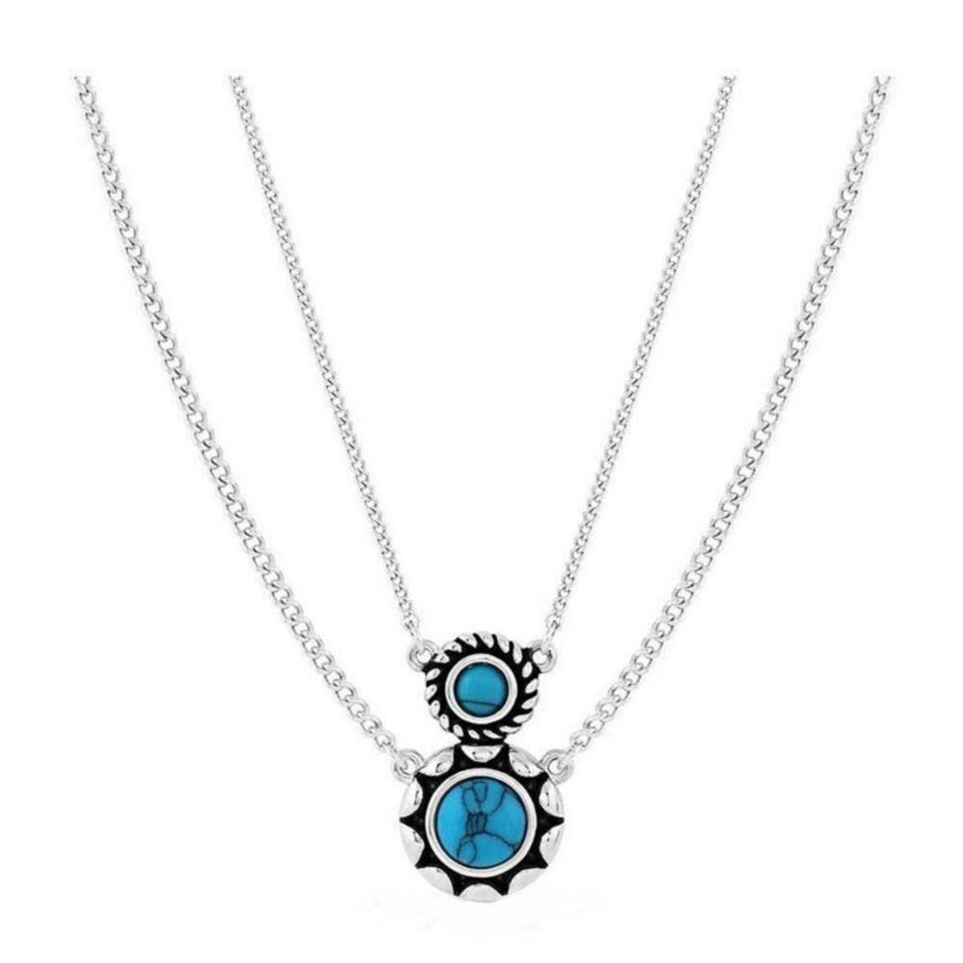 Montana Silversmiths Dueling Moons Silver Necklace